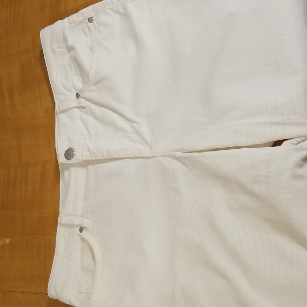 Soft, corduroy, off white pants, size 12